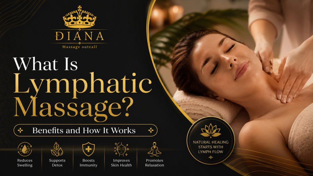 lymphatic home massage in Bali with relaxing spa treatment and professional therapist