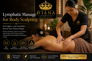 Lymphatic Massage for Body Sculpting in Bali with professional therapist helping reduce bloating and enhance natural body contours