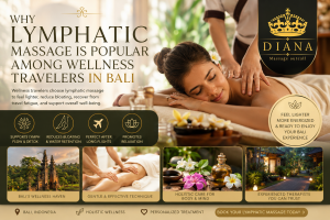 Lymphatic Massage Is Popular among wellness travelers in Bali seeking recovery from long flights, reduced bloating, relaxation, and holistic wellness treatments