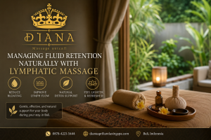 Managing Fluid Retention naturally with lymphatic massage in Bali at Diana Massage Outcall