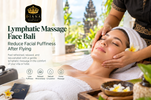 Lymphatic Massage Face Bali treatment for reducing facial puffiness after flying in Bali