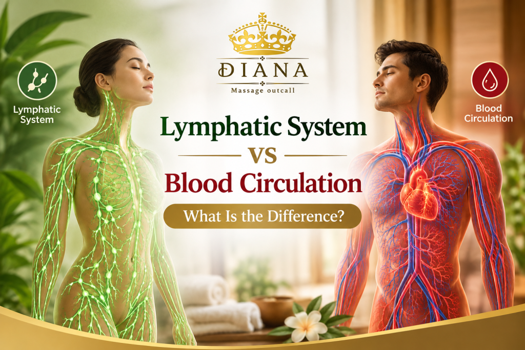 Lymphatic System vs Blood Circulation explained with a gentle lymphatic massage in Bali