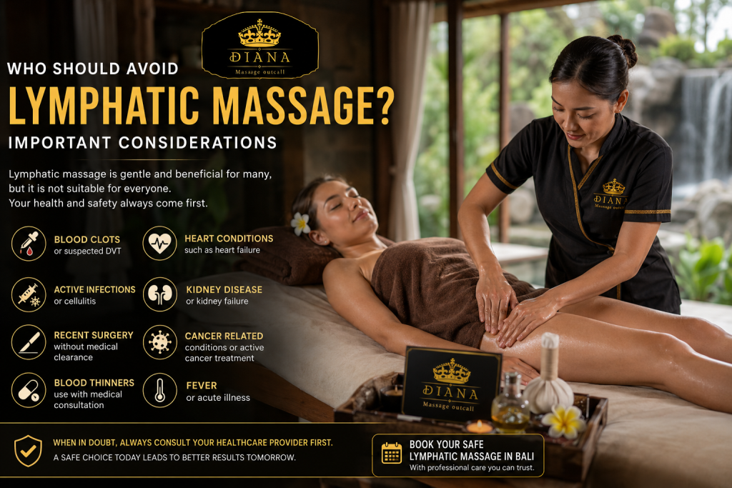 Who Should Avoid Lymphatic Massage in Bali with Diana Massage Outcall